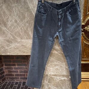 Brioni Black/Dark Grey Men’s Jeans